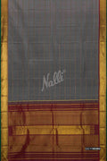 Grey Kanchipuram Silk Saree