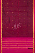 Maroon Kanchipuram Silk Saree