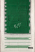 Bottle Green Kanchipuram Silk Saree