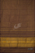 Brown Kanchipuram Silk Saree