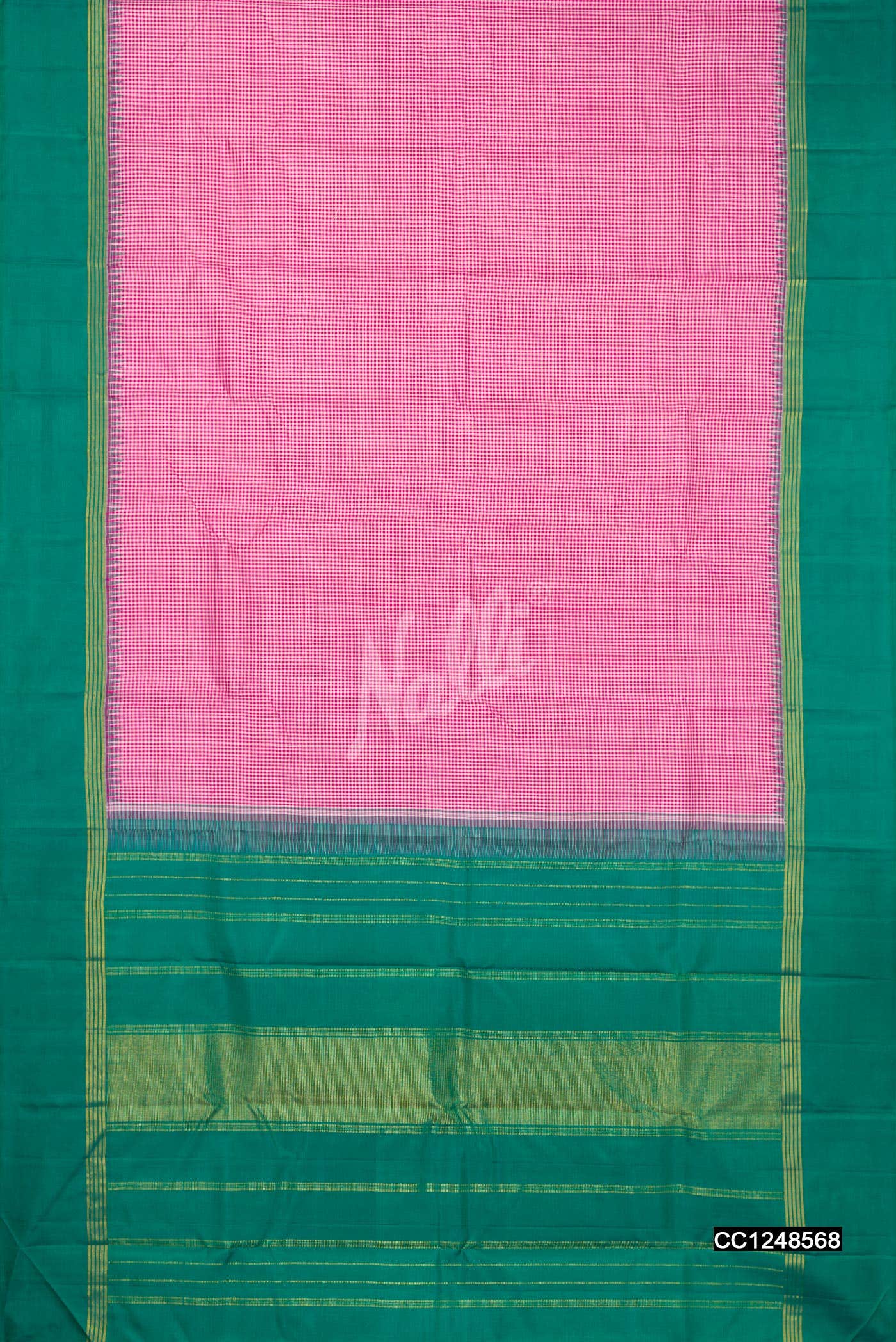 Pink Kanchipuram Silk Saree