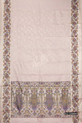 Lavender Kanchipuram Tissue Silk Saree