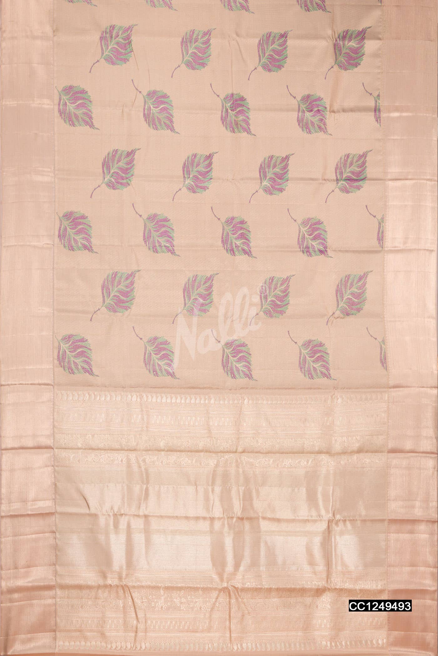 Bronze Kanchipuram Tissue Silk Saree