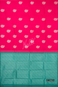 Dark Pink Kanchipuram Silk Saree