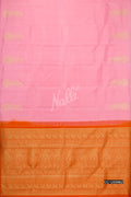 Pink Kanchipuram Silk Saree