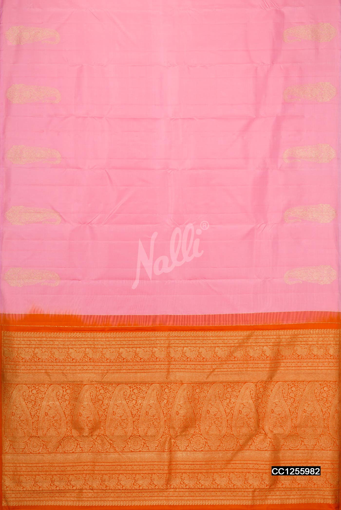 Pink Kanchipuram Silk Saree