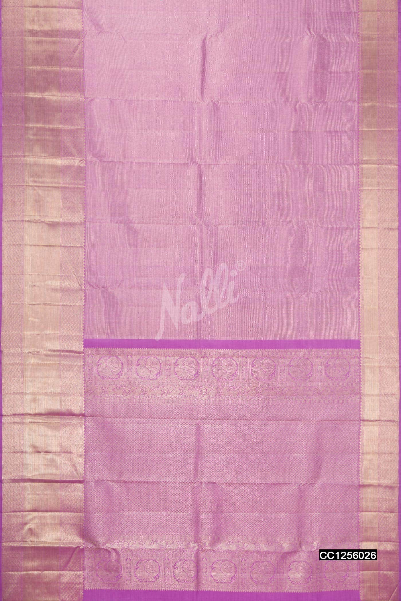 Pink Kanchipuram Silk Saree