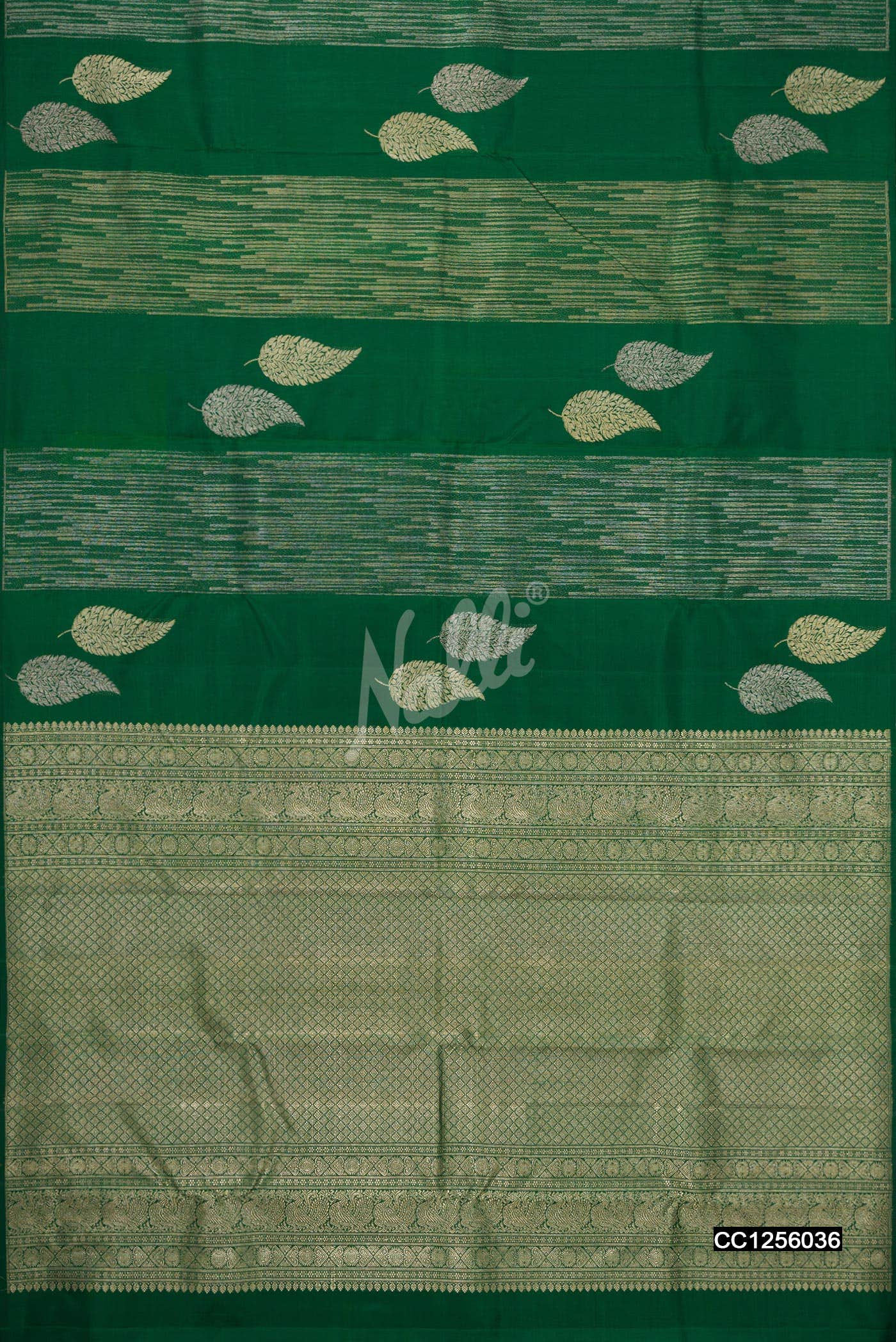 Green Kanchipuram Silk Saree