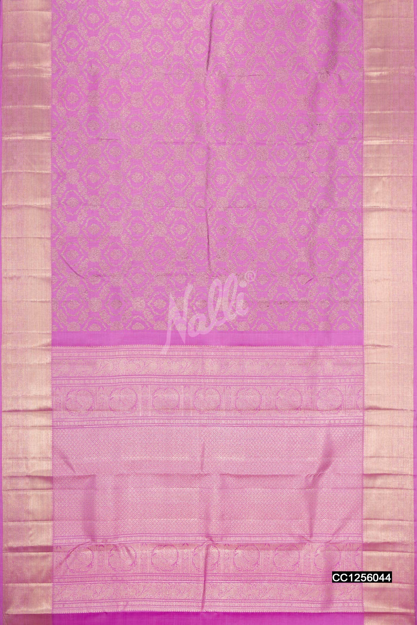 Lavender Kanchipuram Silk Saree