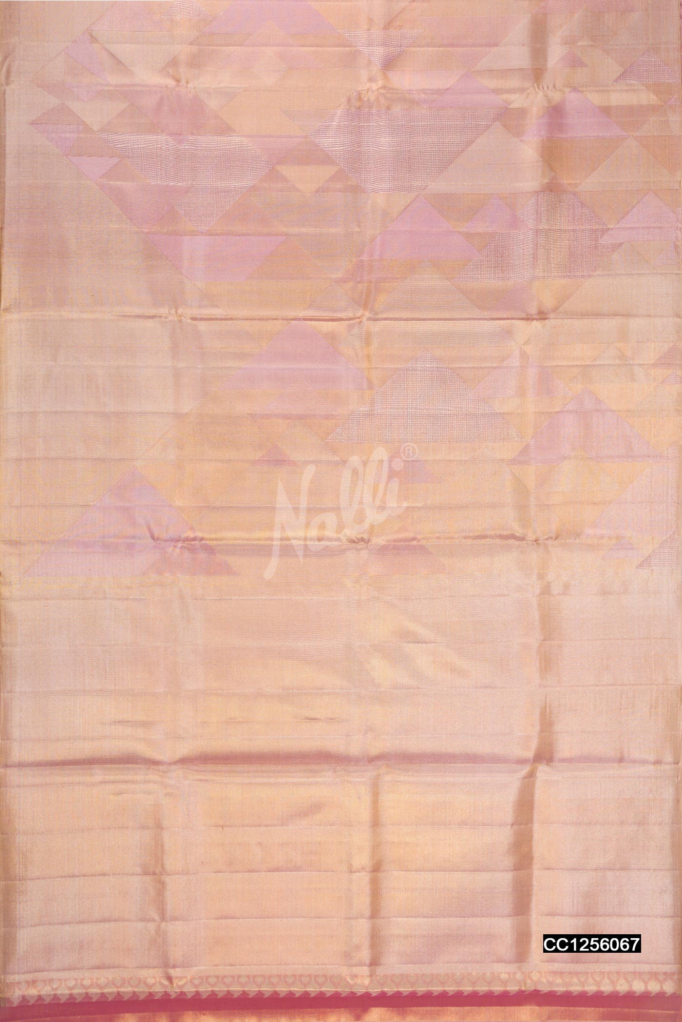 Pink Kanchipuram Tissue Silk Saree