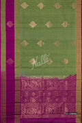 Magenta Kanchipuram Silk Saree