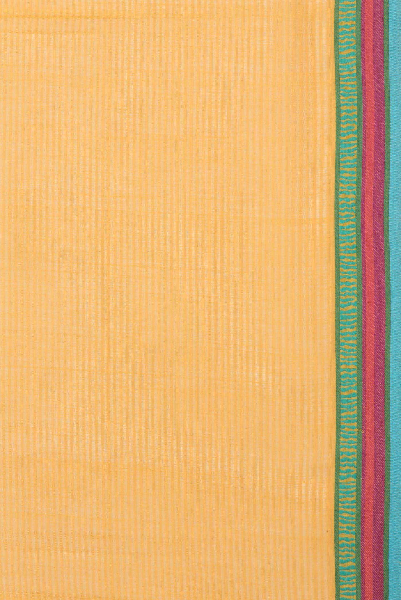 Mustard Dual Tone Chanderi Silk Saree