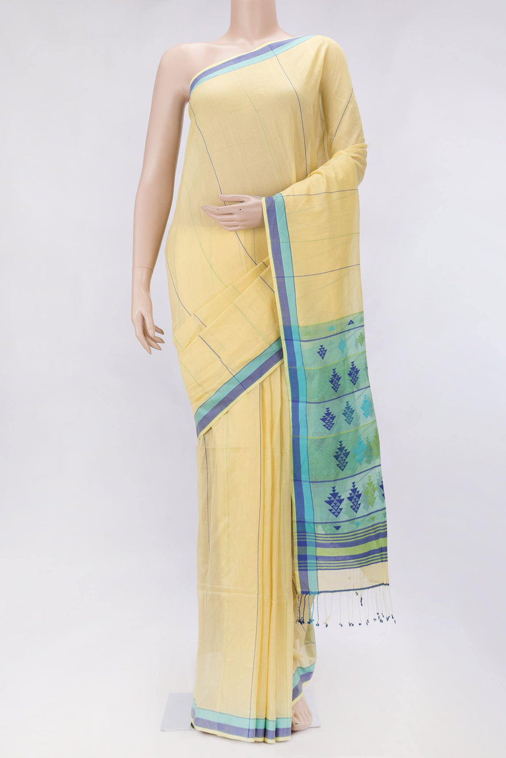 Sandal Dual Tone Chanderi Silk Saree
