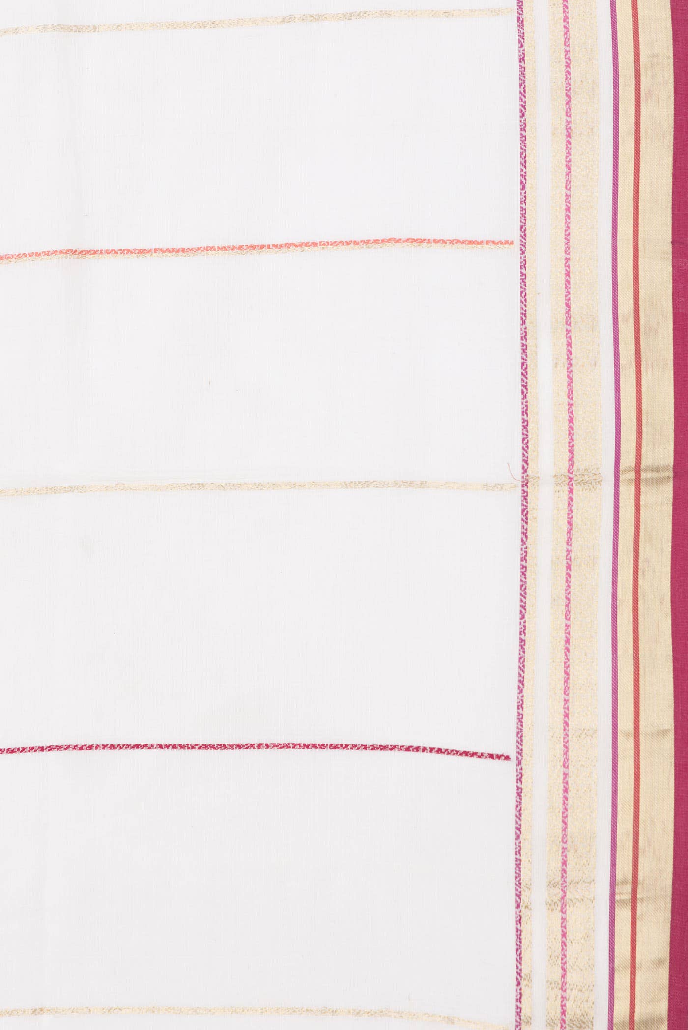 Off White Dual Tone Chanderi Silk Saree