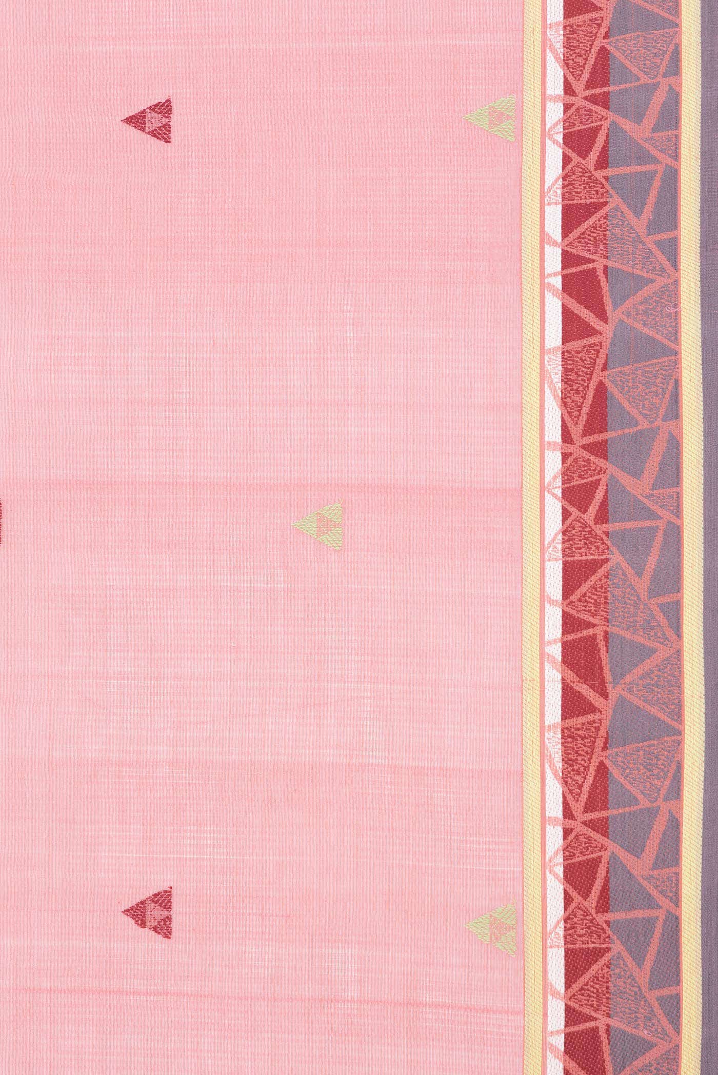 Pink Dual Tone Chanderi Silk Saree