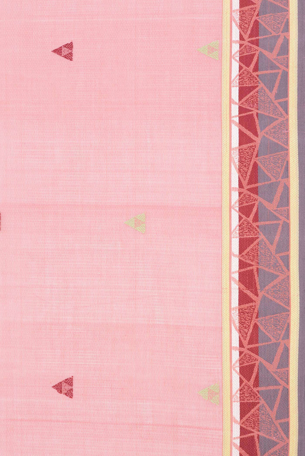 Pink Dual Tone Chanderi Silk Saree