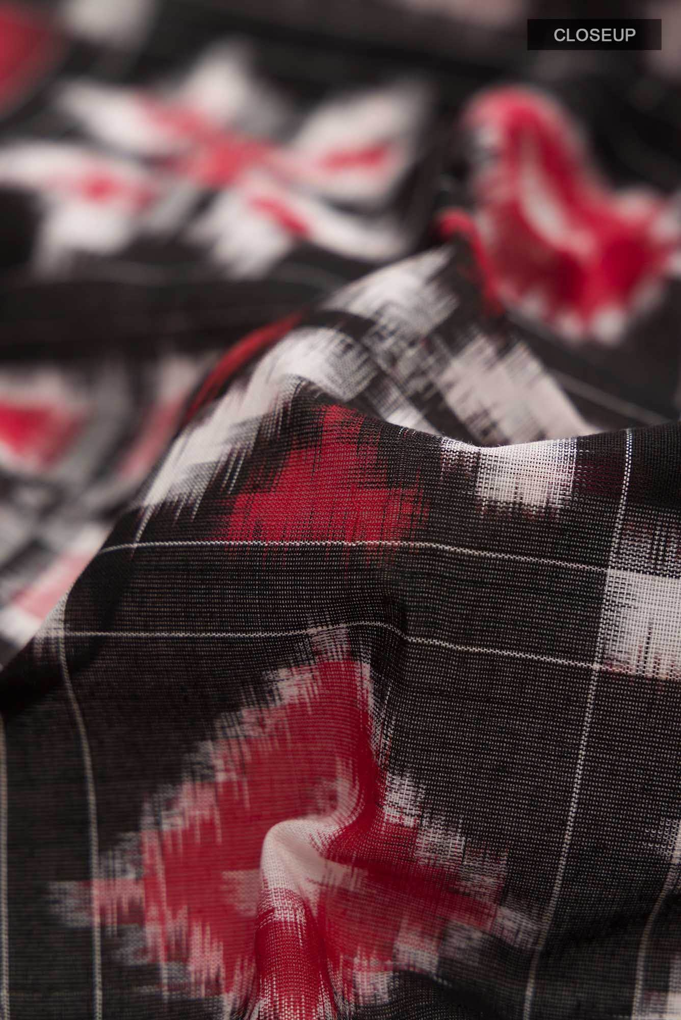 Black Orissa Cotton Saree