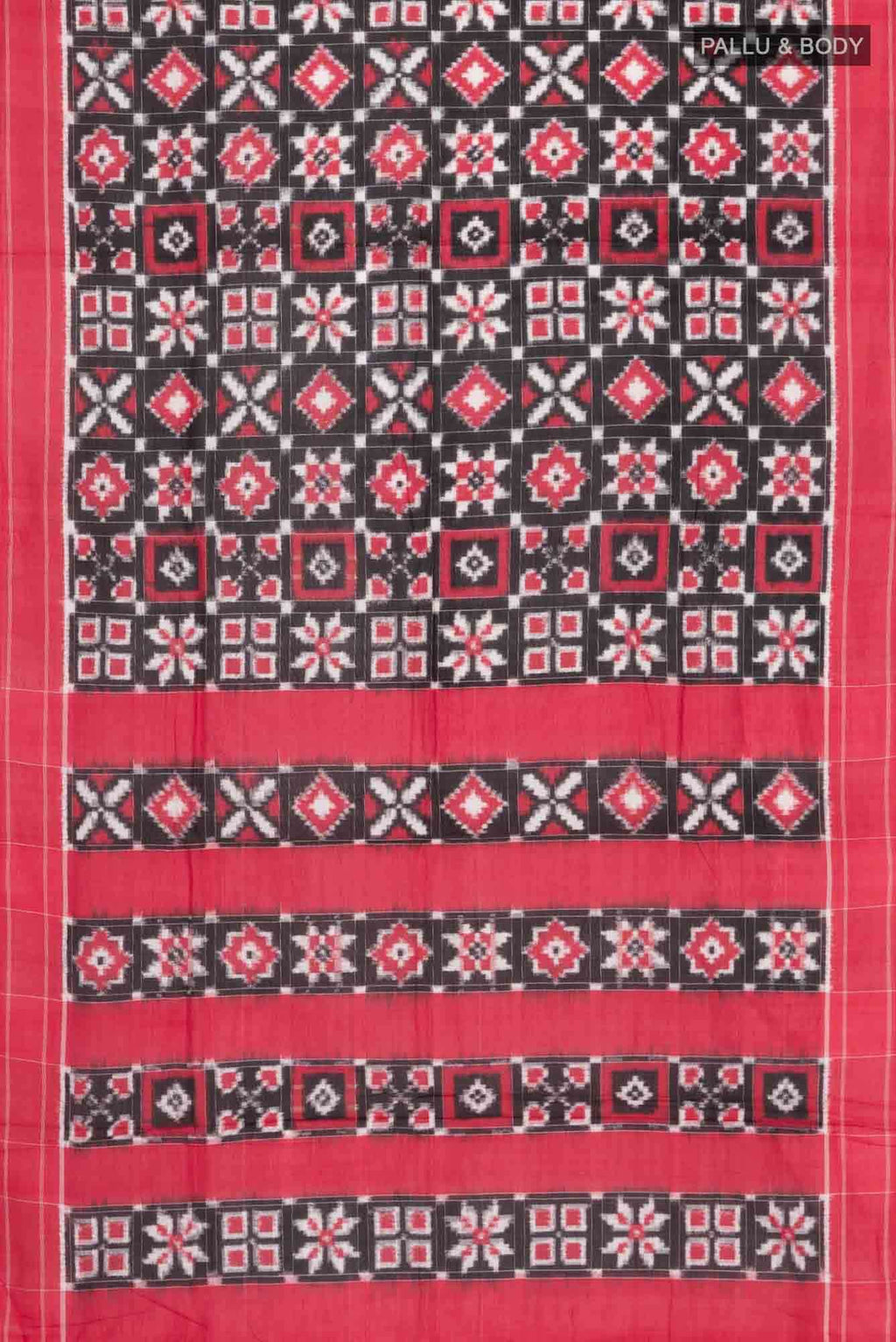 Black Orissa Cotton Saree