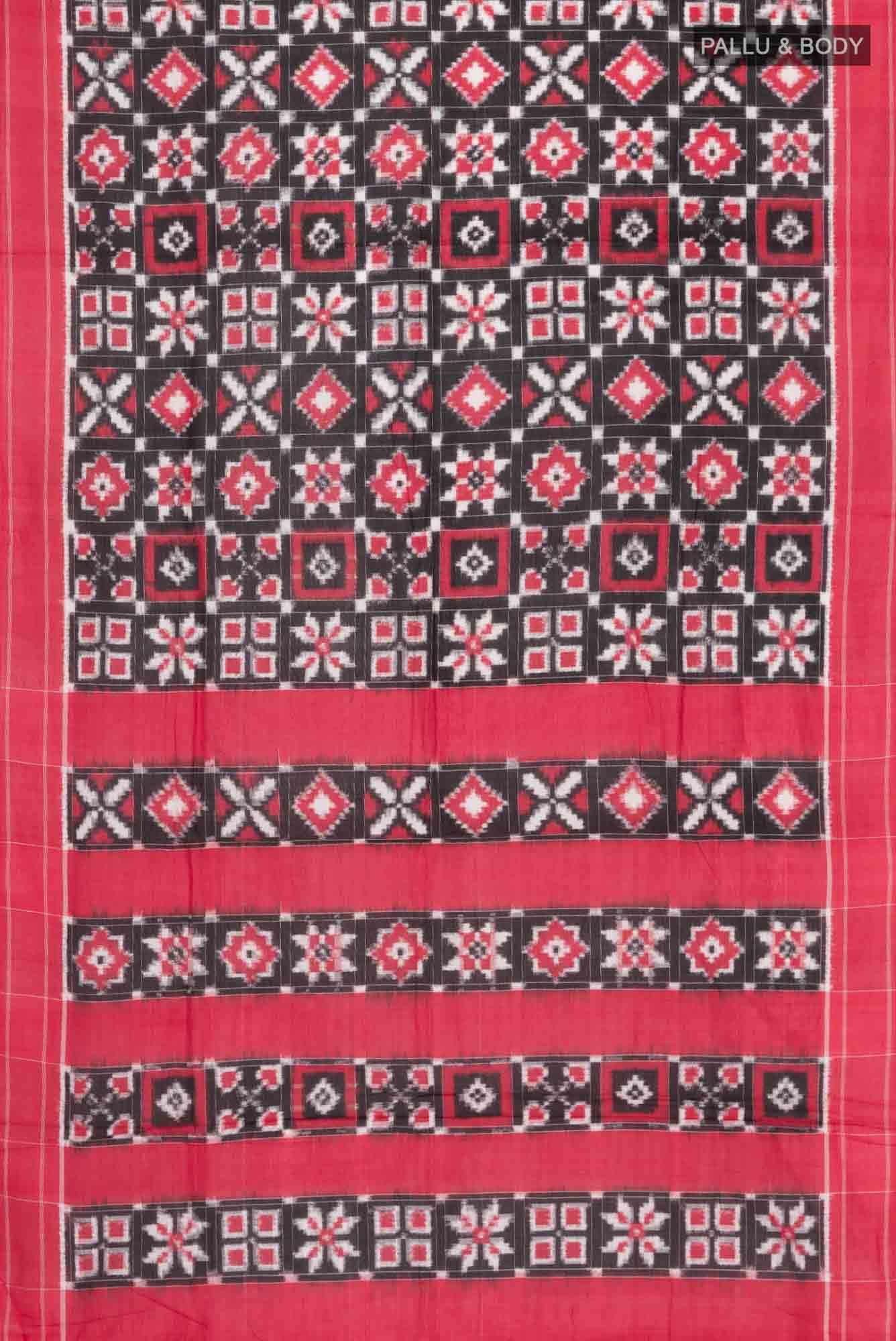 Black Orissa Cotton Saree