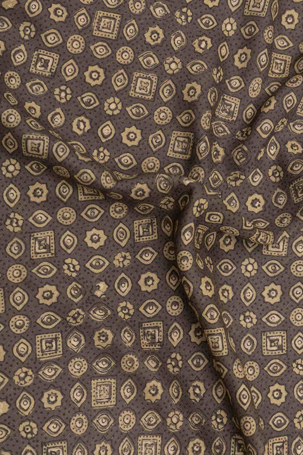 Brown Dual Tone Tussar Silk Saree