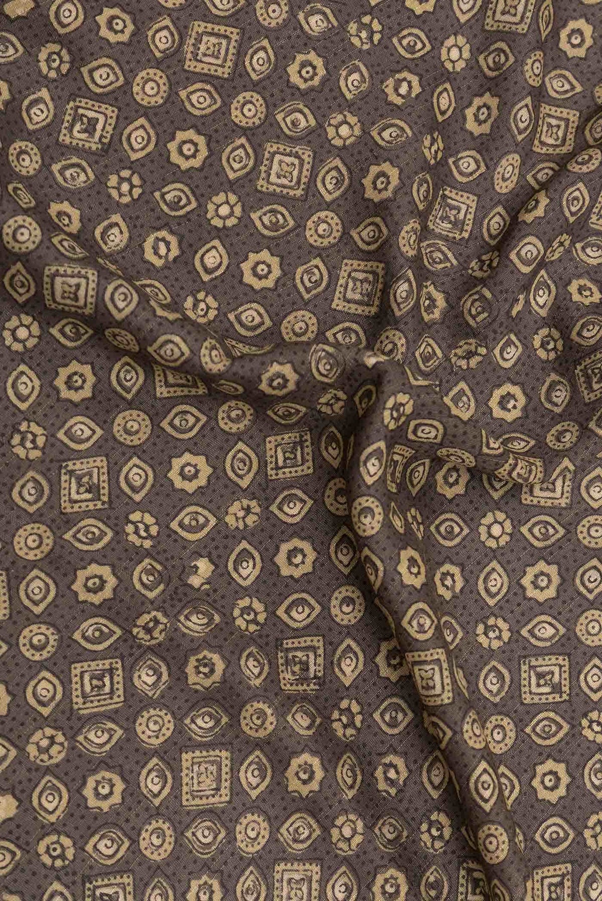 Brown Dual Tone Tussar Silk Saree