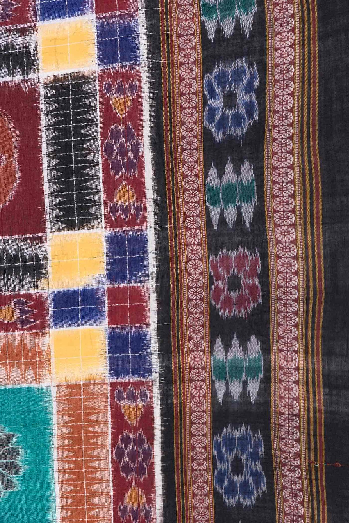 Black Cotton Saree