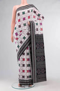 White Orissa Cotton Saree