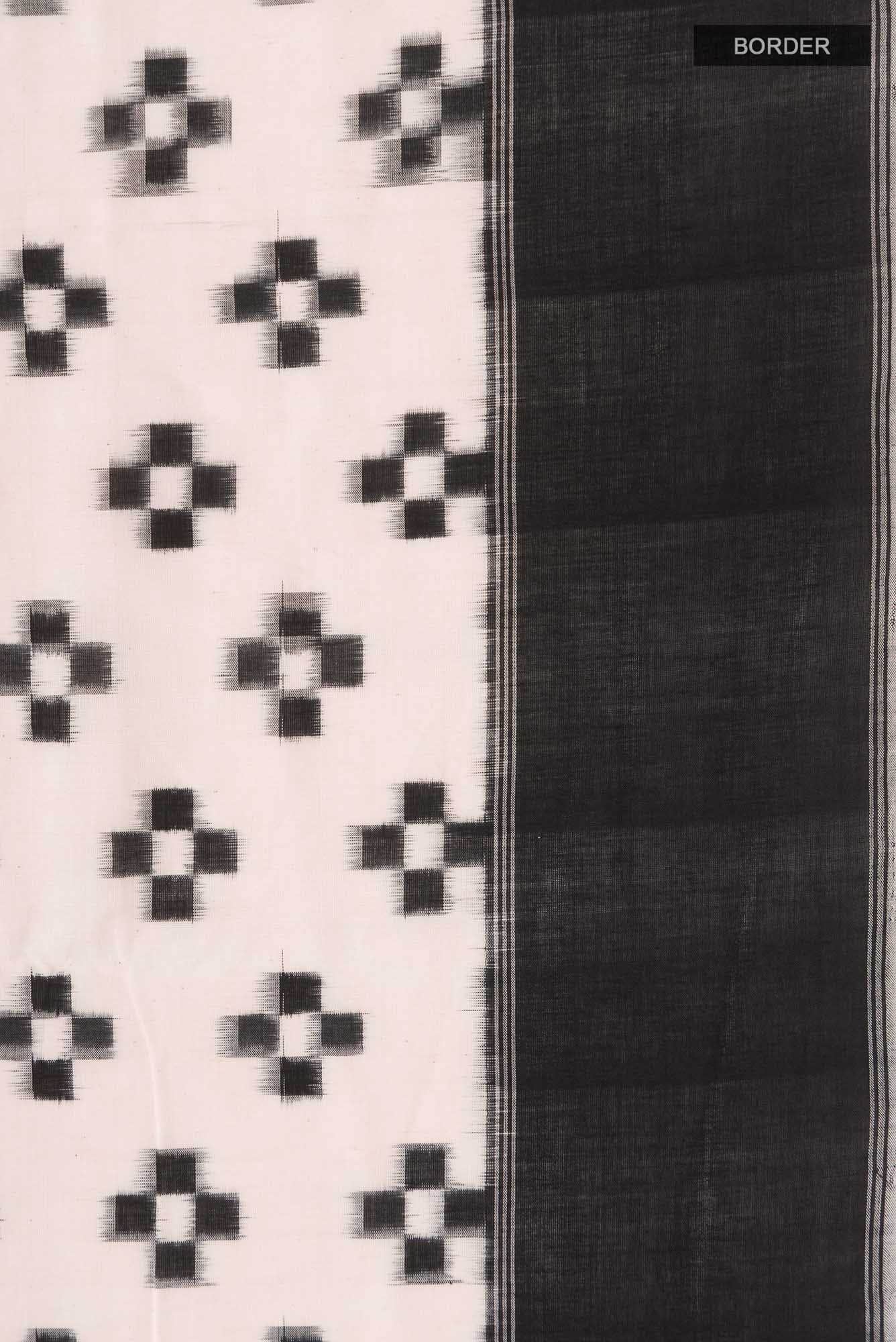 Off White Orissa Cotton Saree