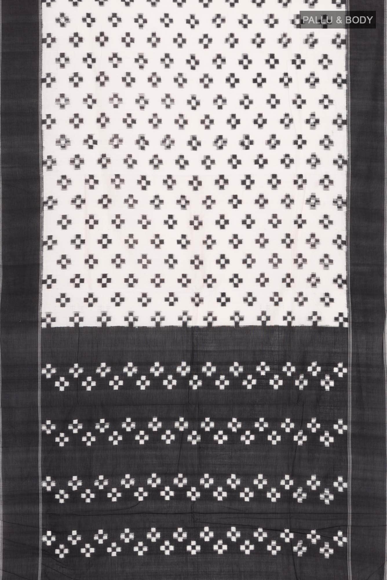 Off White Orissa Cotton Saree