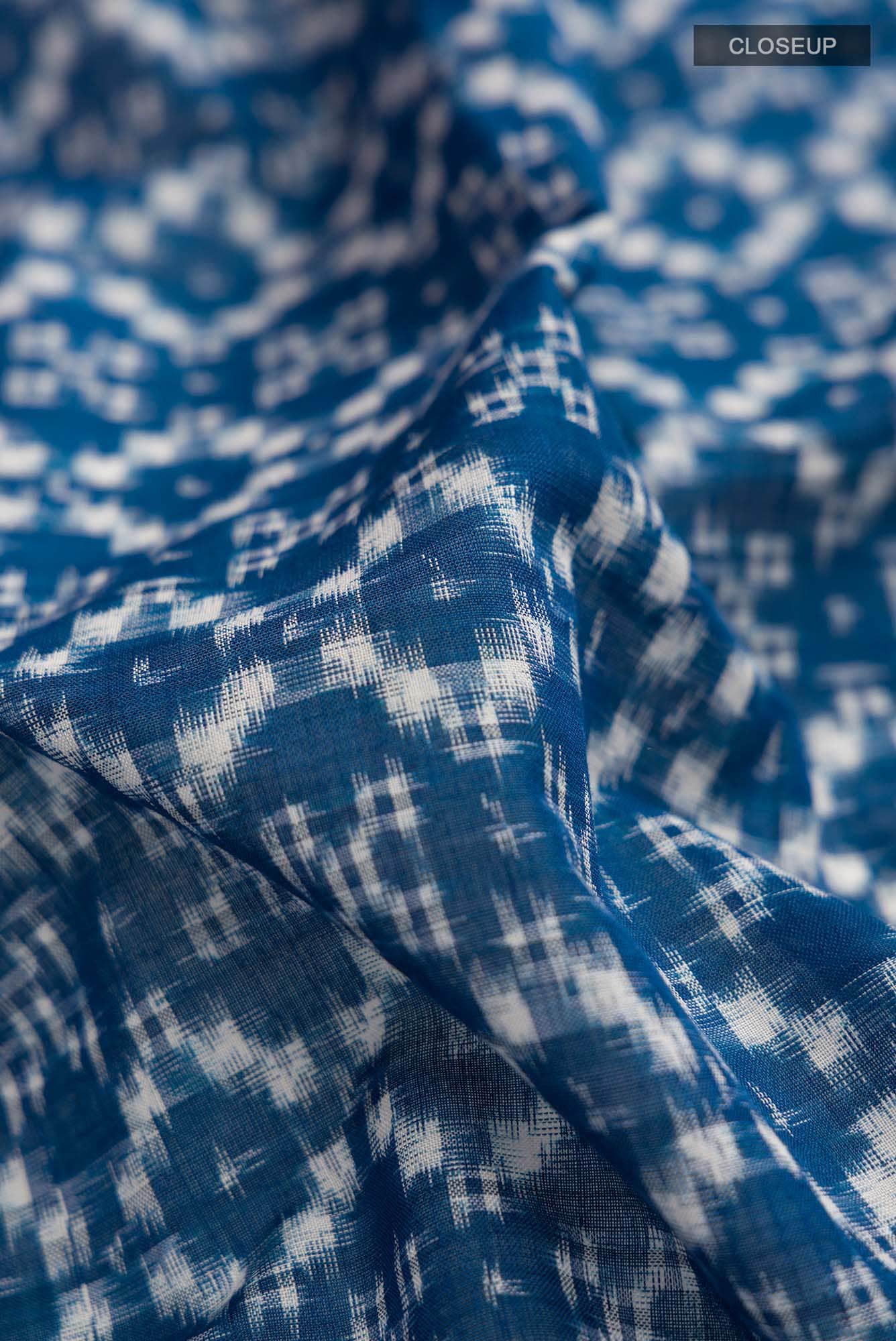 Blue Orissa Cotton Saree