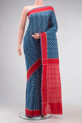 Blue Orissa Cotton Saree