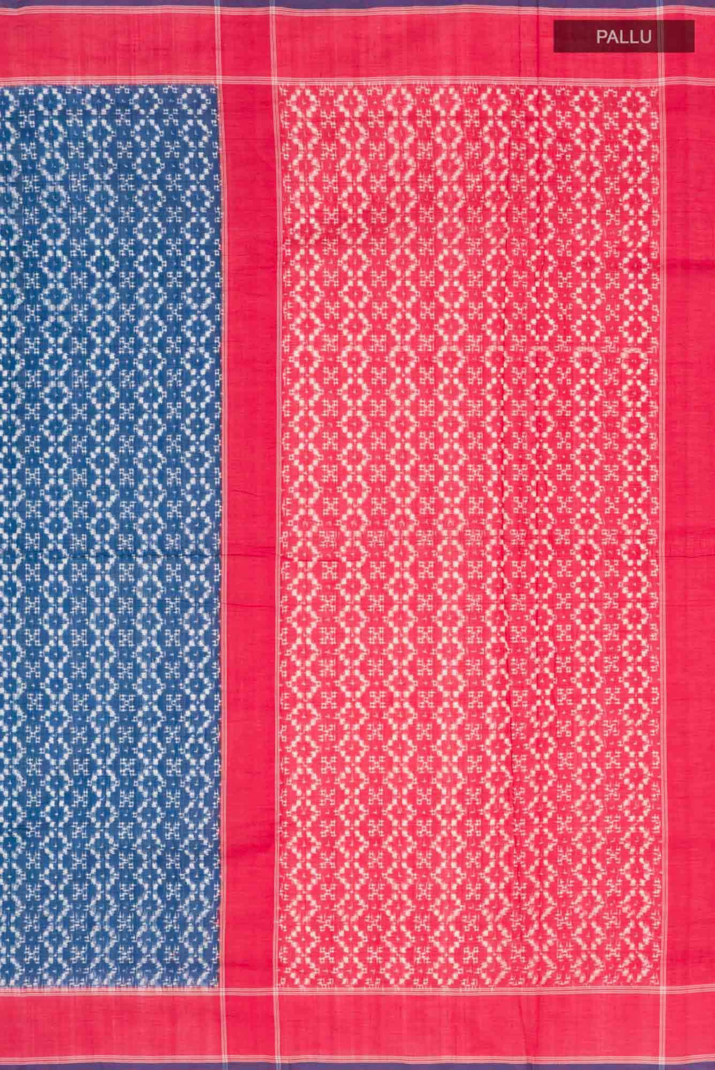 Blue Orissa Cotton Saree