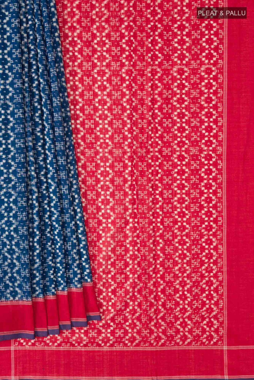 Blue Orissa Cotton Saree