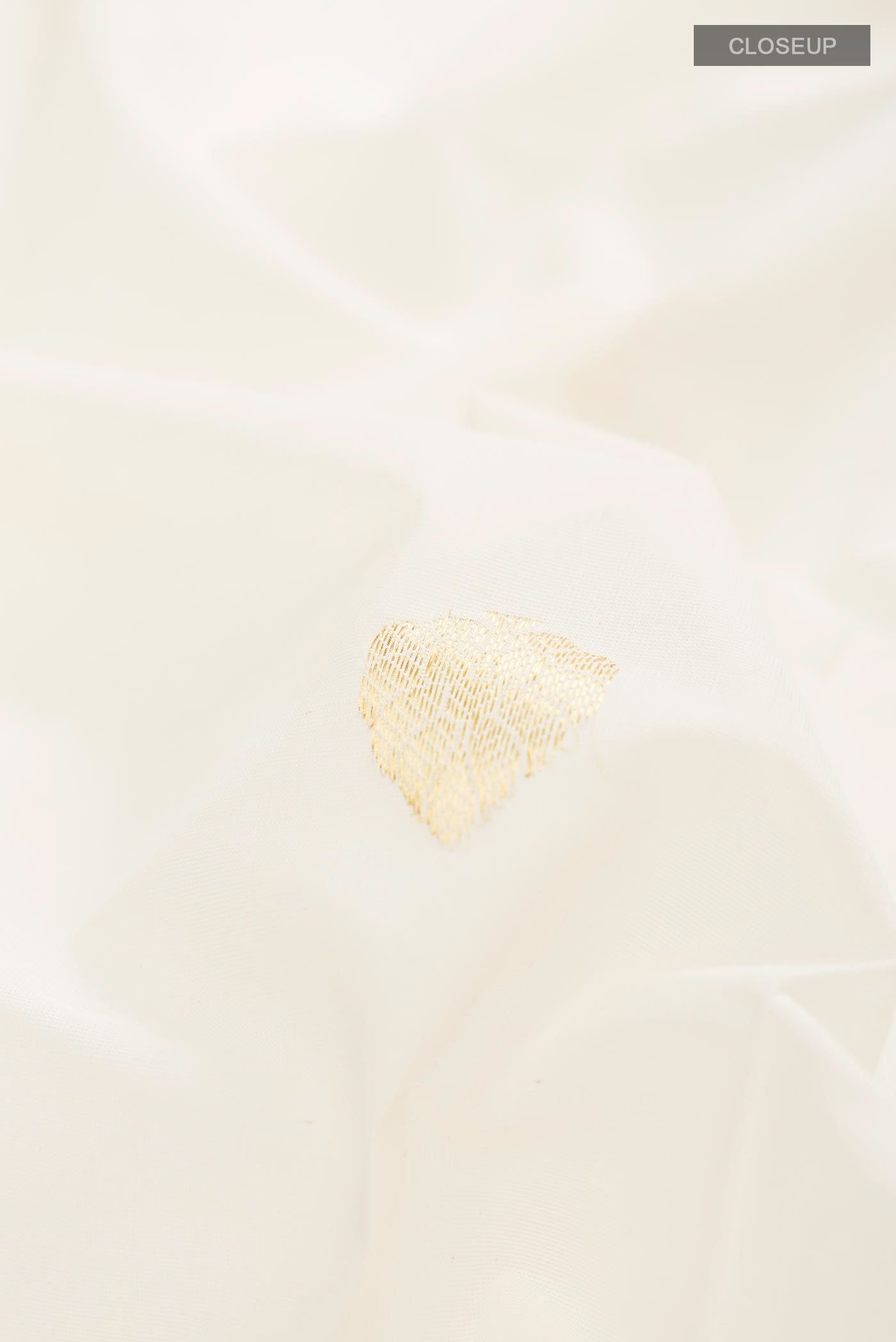 Off White Kerala Cotton Saree