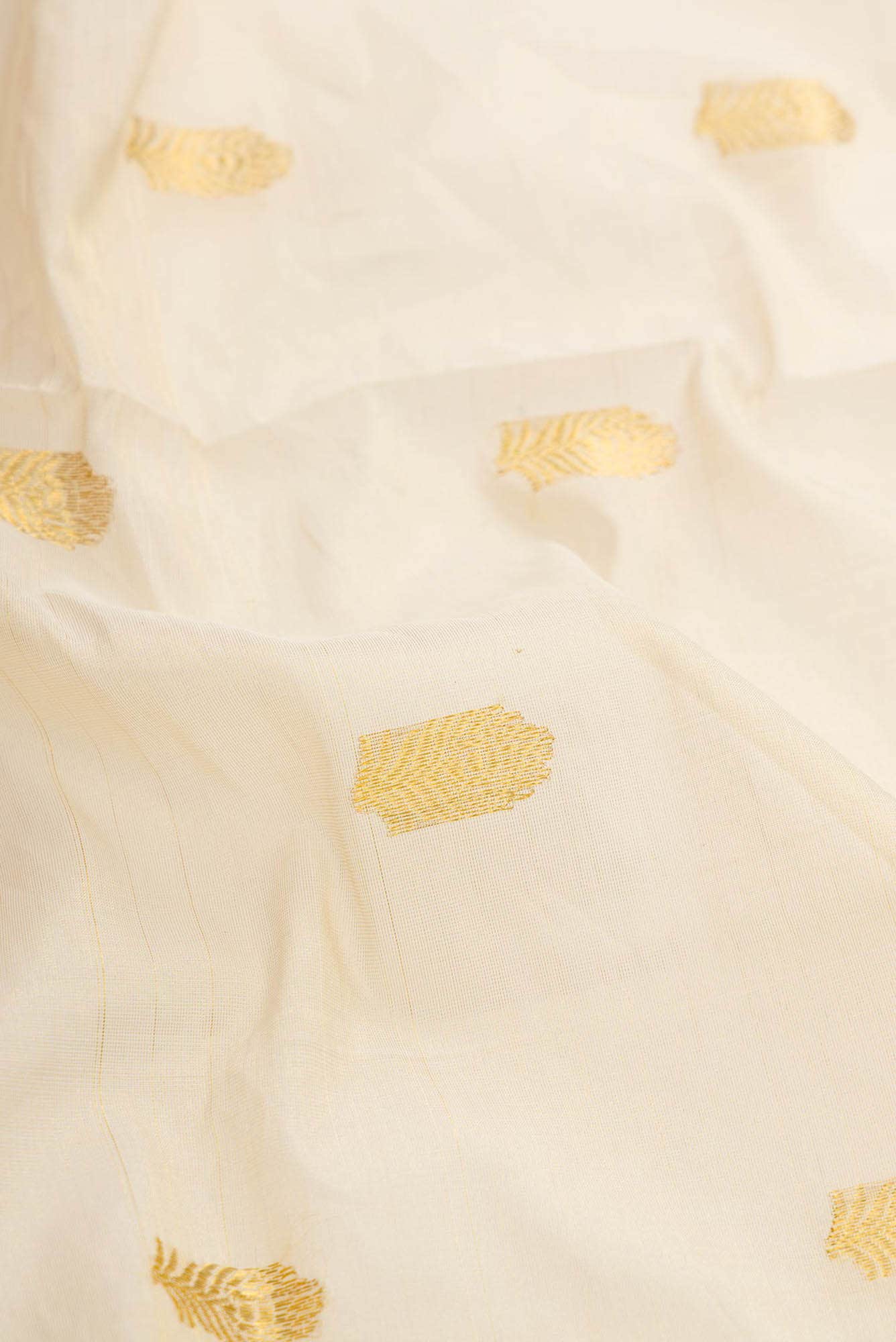 Gold Dual Tone Kerala Cotton Saree