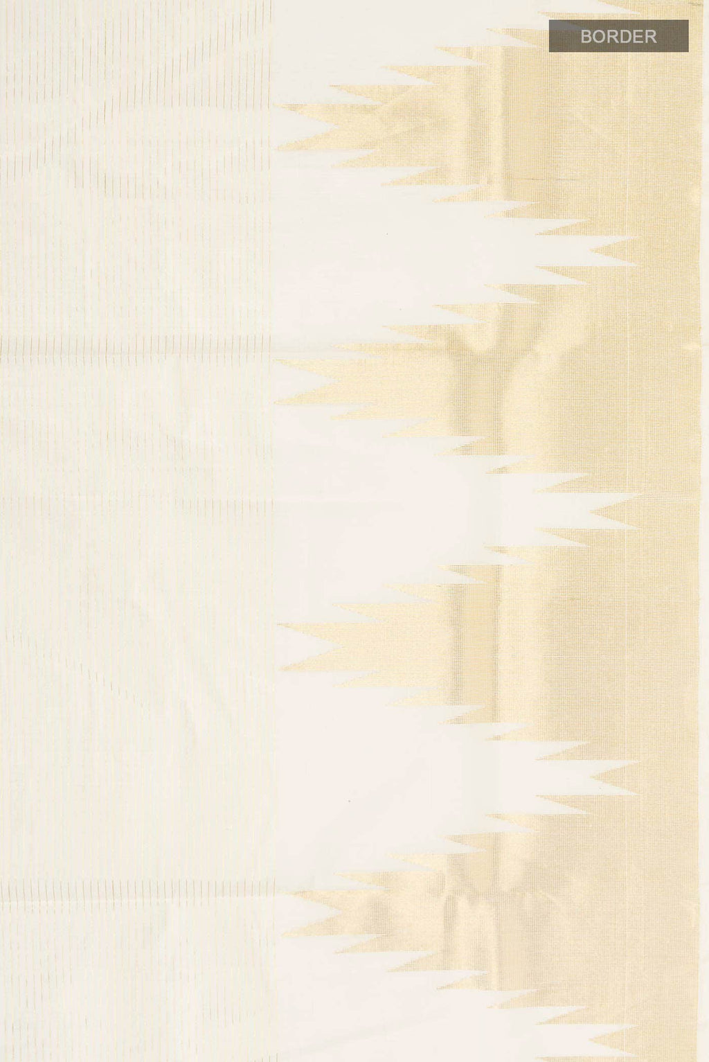 Off White Kerala Cotton Saree