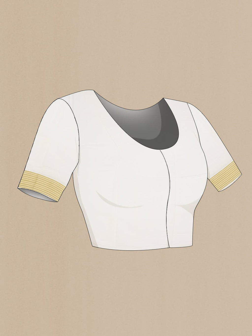 Off White Kerala Cotton Saree