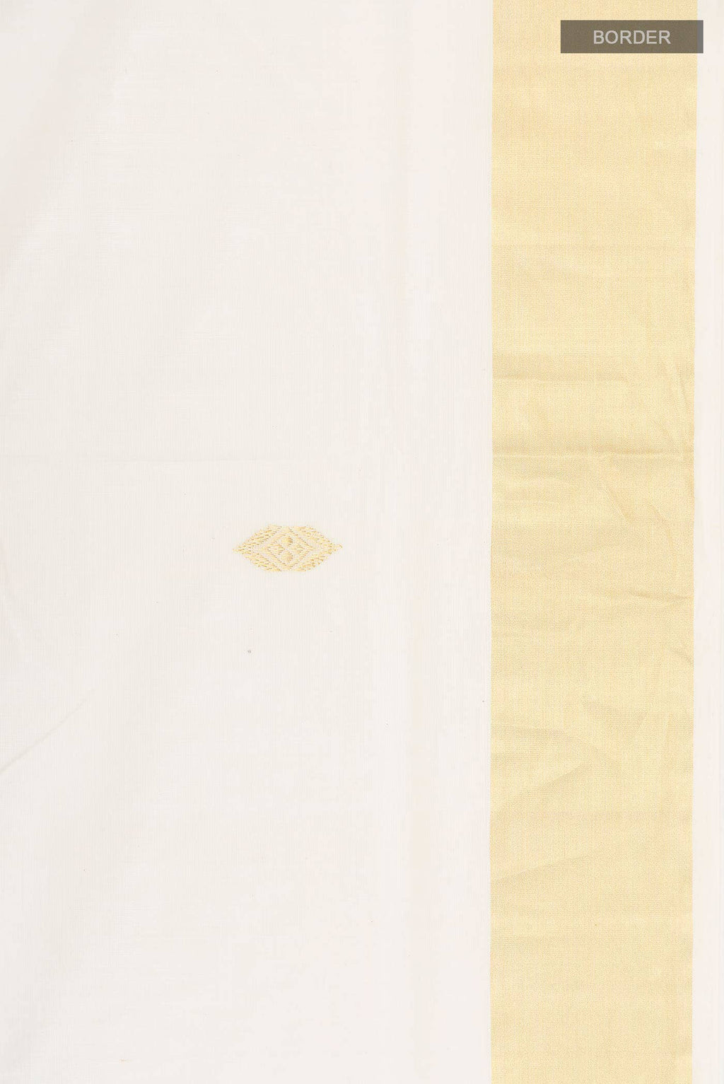 Off White Kerala Cotton Saree