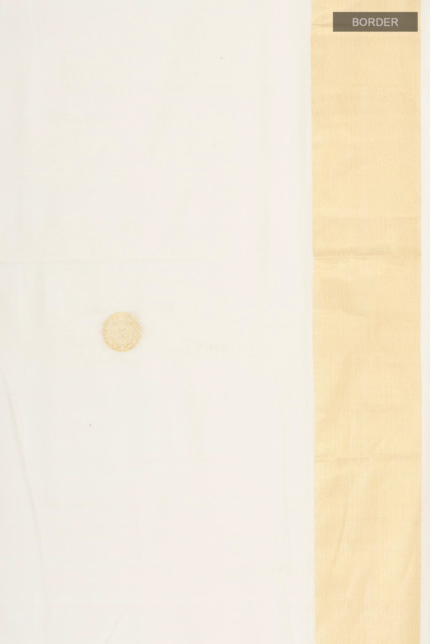 Off White Kerala Cotton Saree