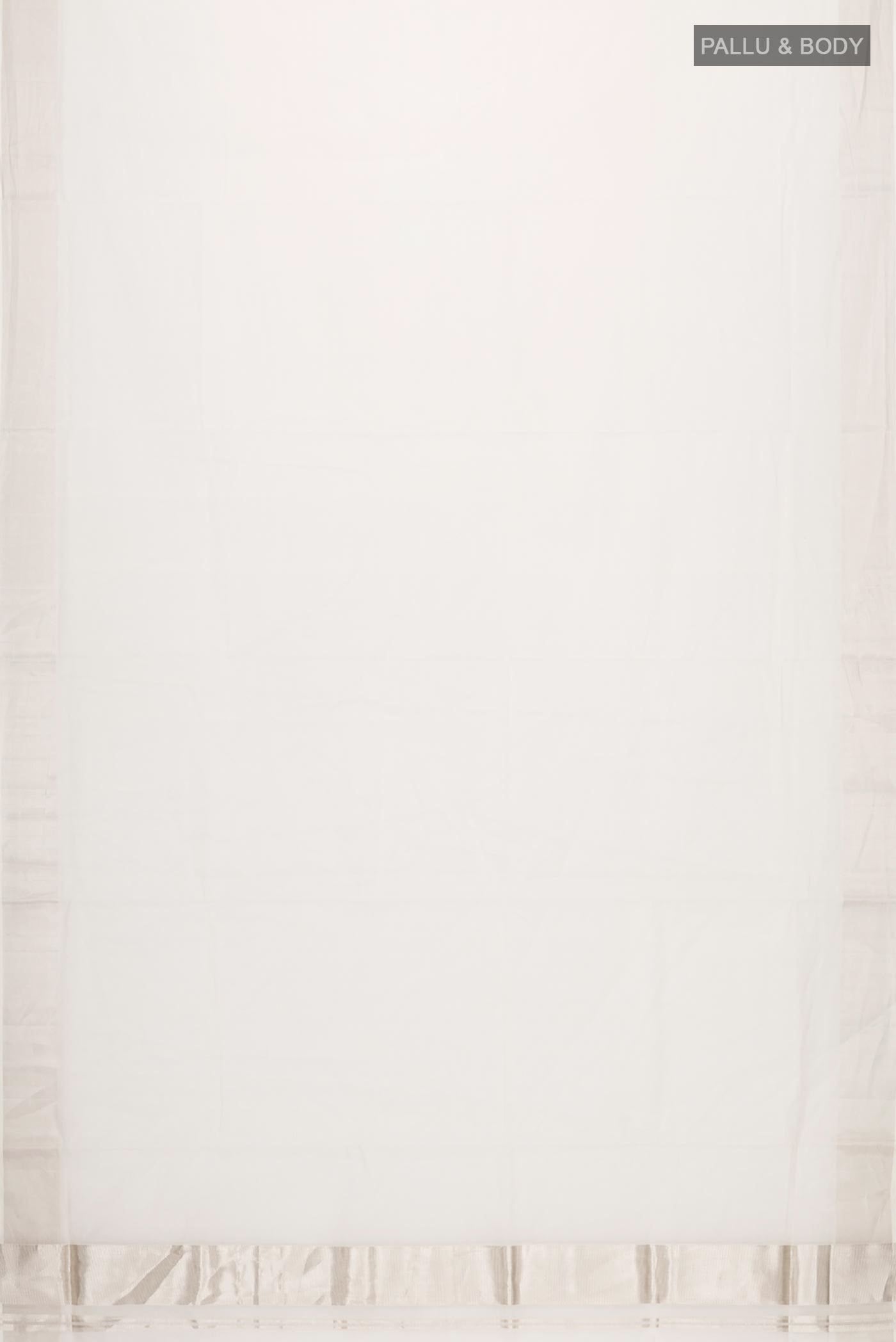 Off White Kerala Cotton Saree