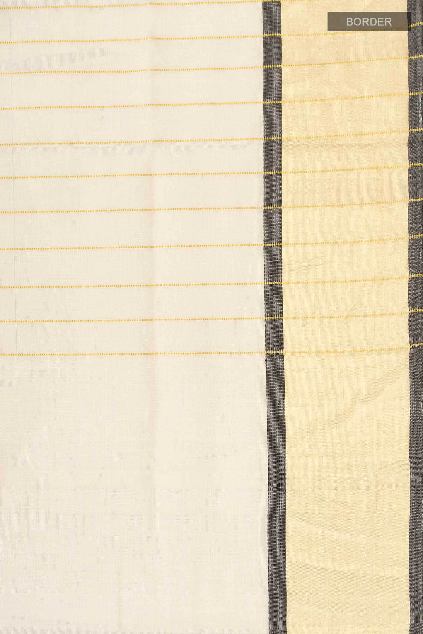 Gold Kerala Cotton Saree