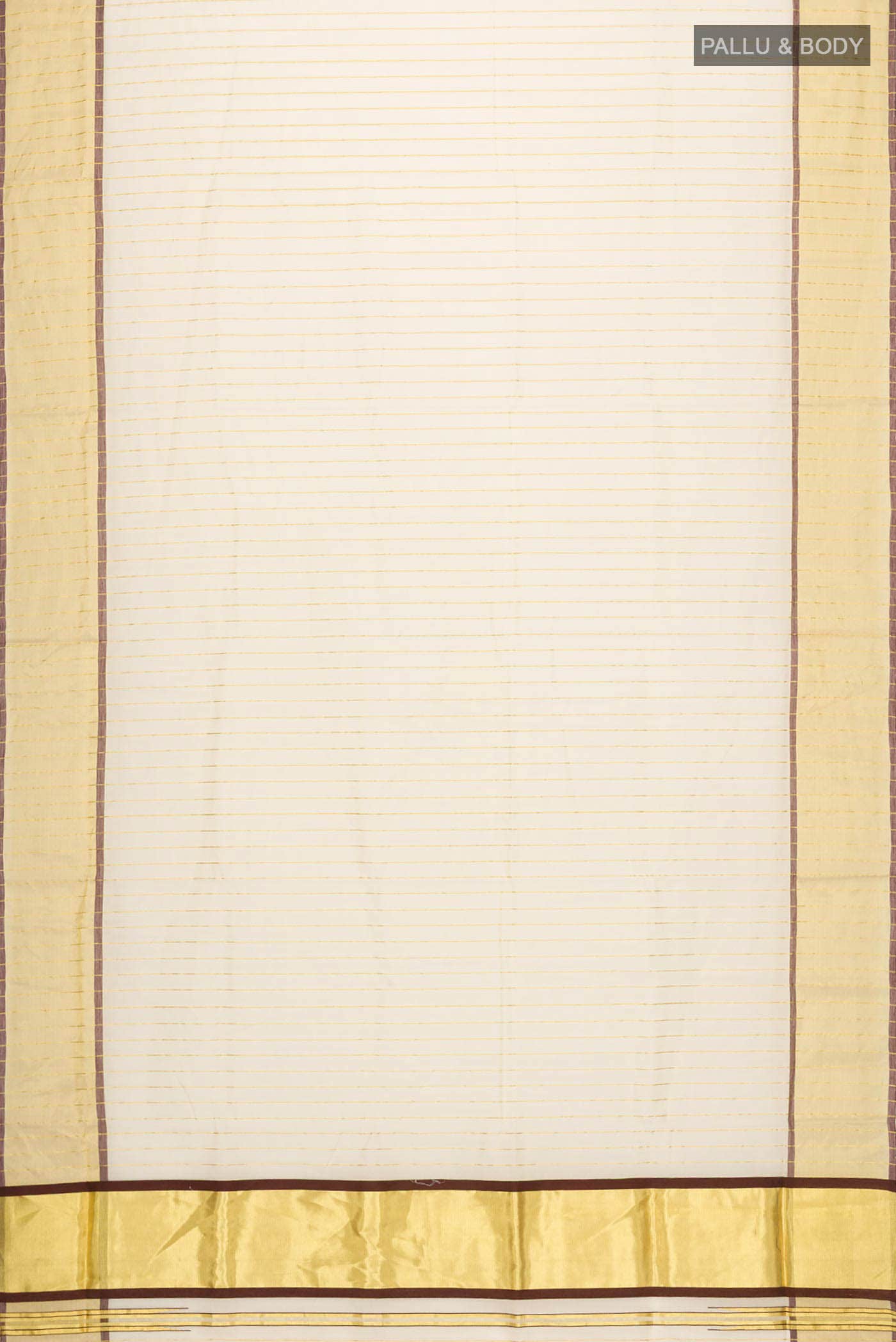 Gold Kerala Cotton Saree