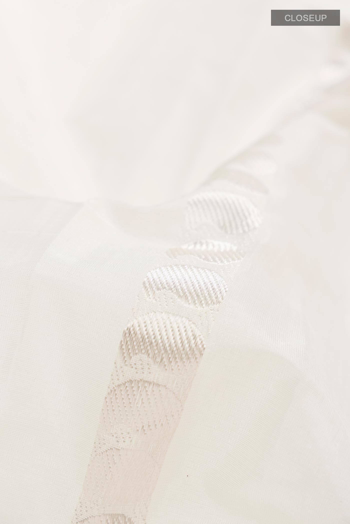 Off White Kerala Cotton Saree