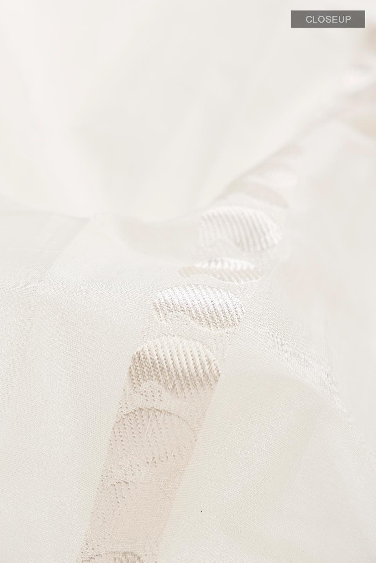 Off White Kerala Cotton Saree