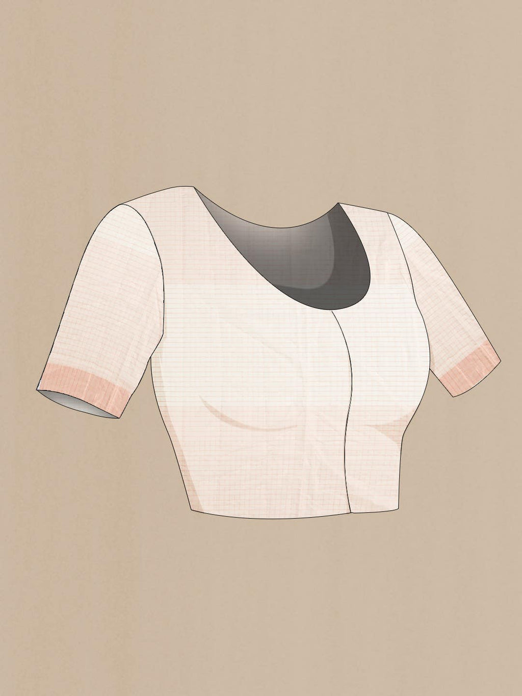 Off White Kerala Cotton Saree