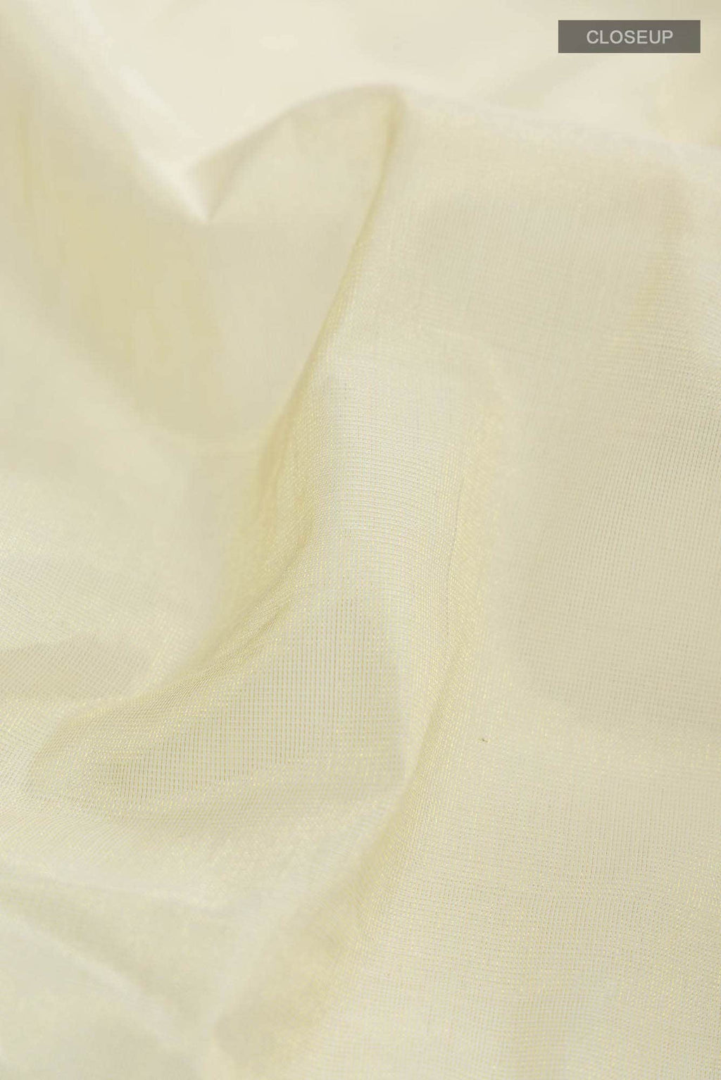 Cream with Gold Dual Tone Kerala Cotton Saree