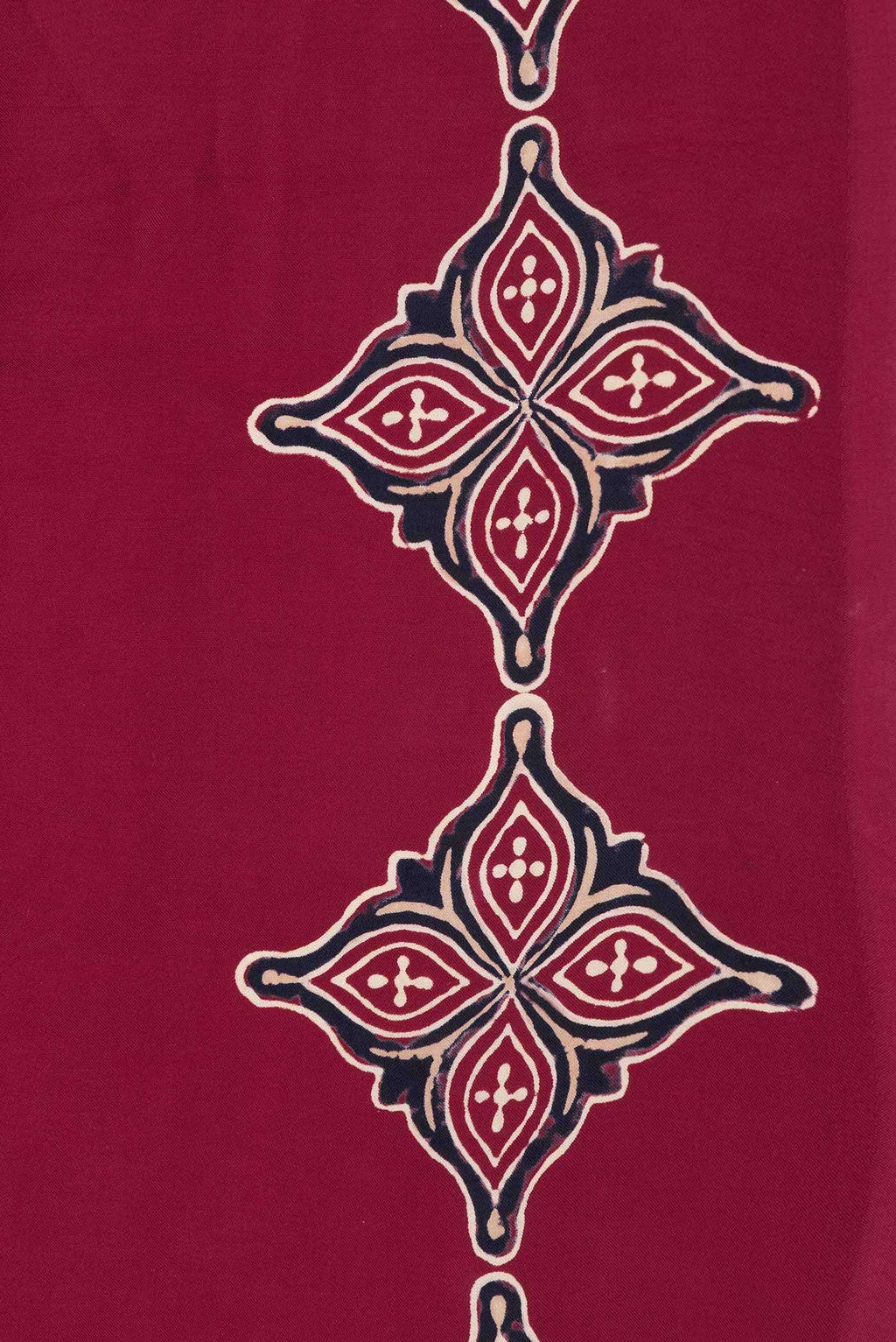 Maroon Dual Tone Satin Crepe Saree
