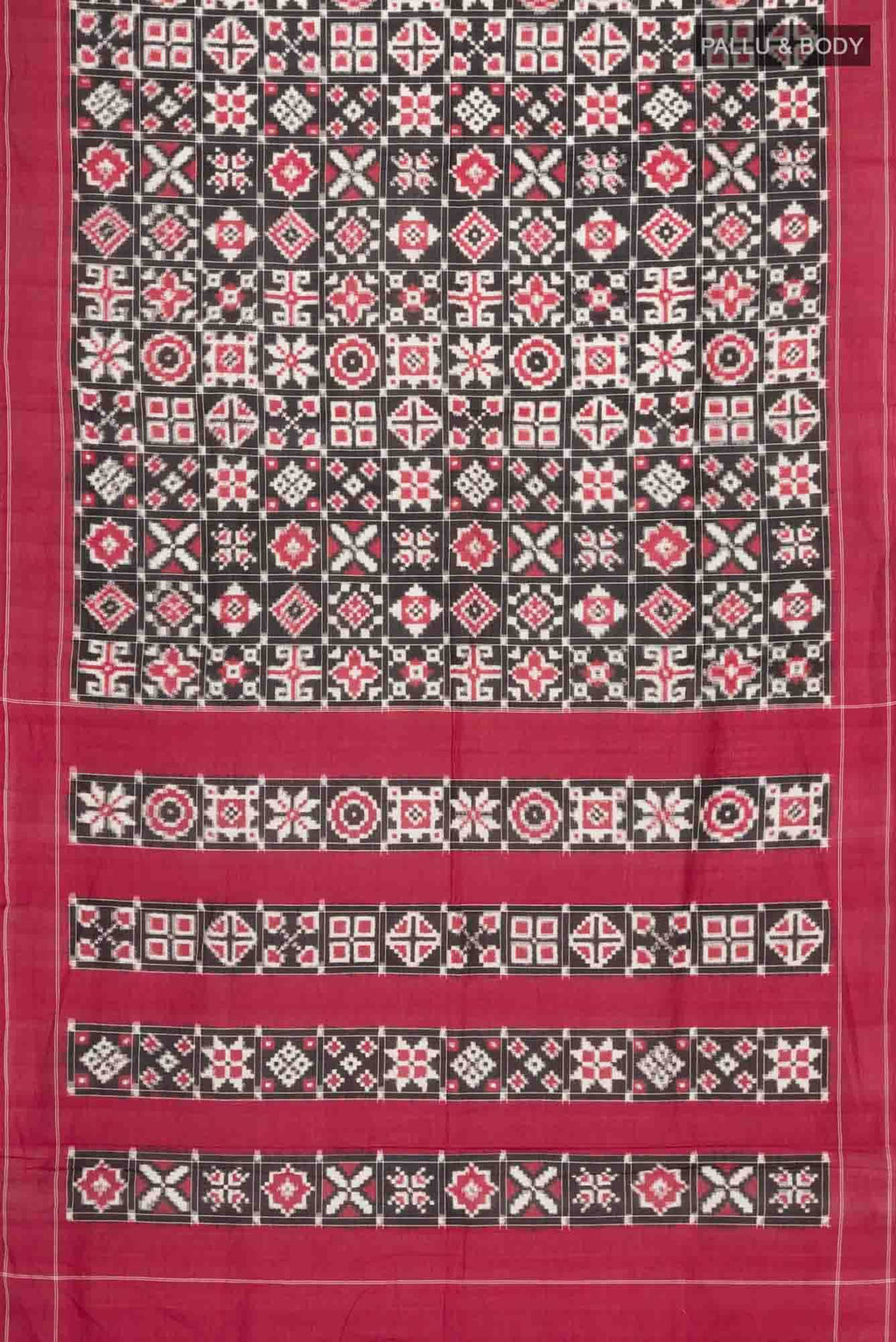 Black Orissa Cotton Saree