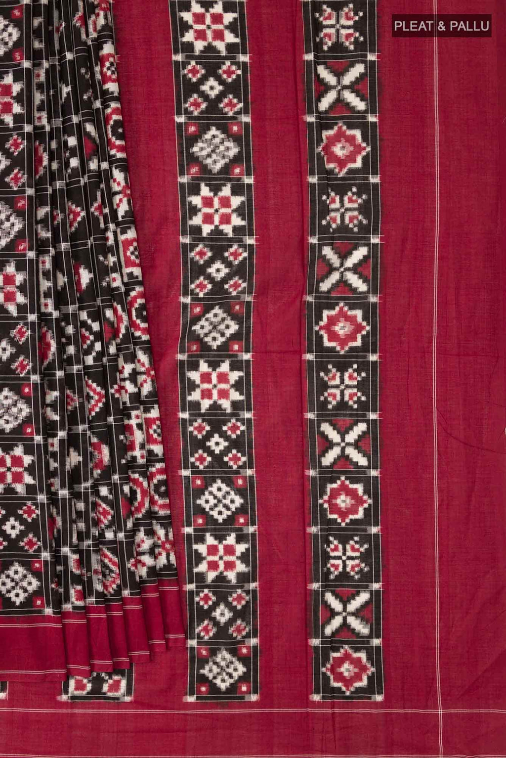 Black Orissa Cotton Saree