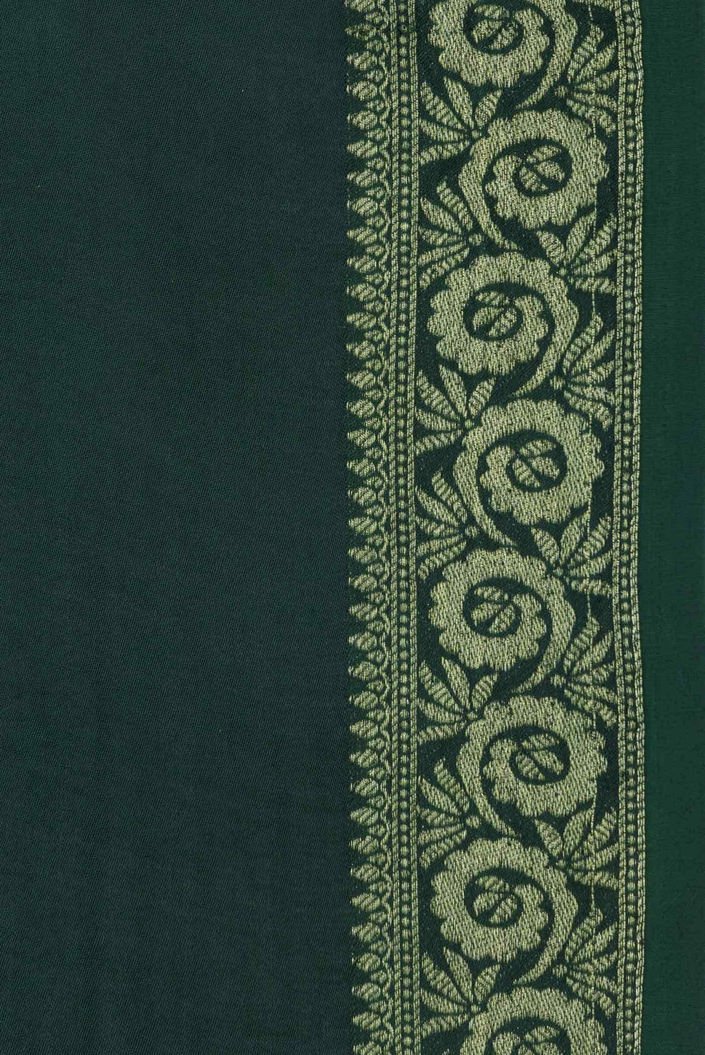 Green Dual Tone Satin Silk Saree